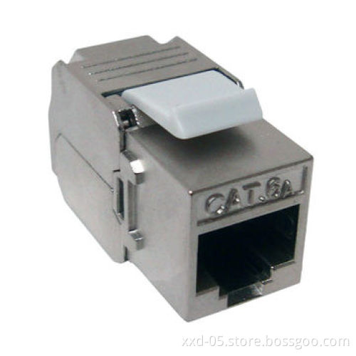 High Performance 10GB FTP RJ45 8p8c Zinc Alloy Cat 6a Keystone JackNew